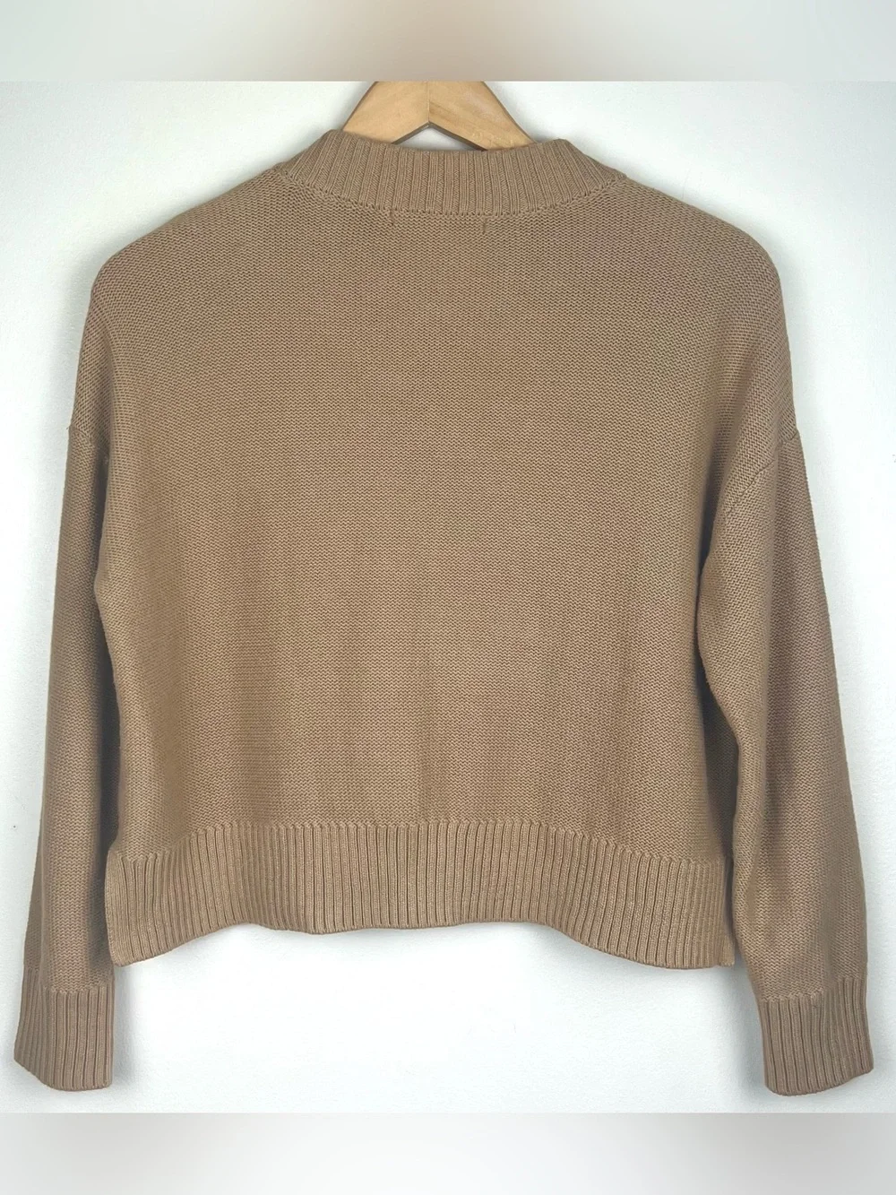 Quince 100% Organic Cotton Cropped Cardigan